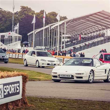 25-lecie modeli Type R i Fireblade na Goodwood Festival of Speed